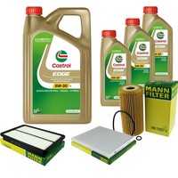 Inspektionspaket 8L Castrol Titanium 5W-30 FüR Hyundai Santa Fé 2.2 Crdi 4WD