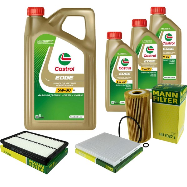 Inspektionspaket 8L Castrol Titanium 5W-30 FüR Hyundai Santa Fé 2.2 Crdi 4WD-image