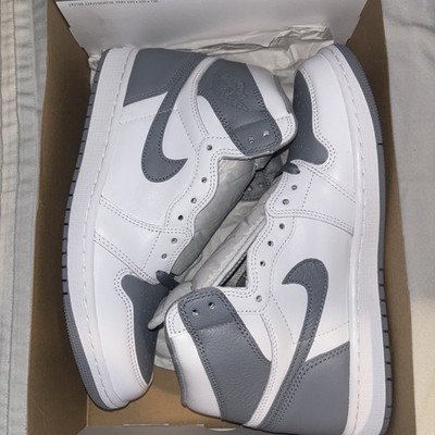 Jordan Air Jordan 1 Retro High OG Stealth White Gray 555088-037 Men