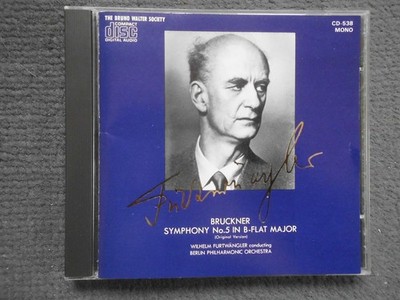 CD Furtwängler - Bruckner Symphony No. 5 in B-Flat Major, Orginal Vesion 1942
