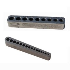Big Gator Tools V-Drill Guide Standard Hole Sizes 1/8-1/2 Inches - 2 Pack