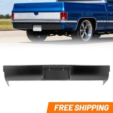 Rear Steel Roll Pan Stepside Wlicense Box For 54-87 Chevy C10 C20 C30 K10 K20