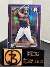 MIGUEL PALMA 2024 Bowman Chrome #BCP-166 Purple /250 1st Bowman Astros A2326