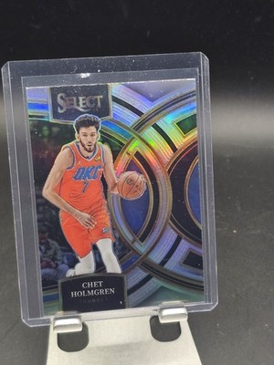 Chet Holmgren 2023-24 Panini Select #160 Premier Silver Prizm OKC Thunder