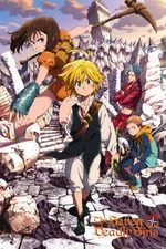 Poster Studio B - Seven Deadly Sins Meliodas Key Art-2 Anime 24x36" NEW R80009
