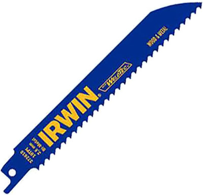 Tools Reciprocating Saw Blade, Wood- and Nail-Embedded Wood-Cutting, 6-Inch, 6 T