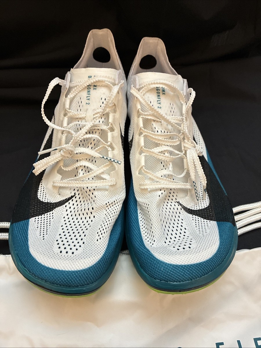 Size 14 - Nike ZoomX Dragonfly 2 Elite White Bright Spruce for