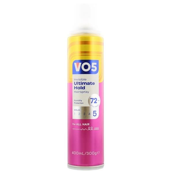 VO5 Ultimate Hold Hair Spray - Long-Lasting Finish - Humidity Resistant - Image 8