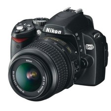 Nikon D60 DSLR Camera Kit 18-55mm VR Lens, 1Y Warranty, Good Condition