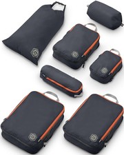 Large Compression Packing Cubes for Travel-Packing Cube Luggage Organizers 7 ...