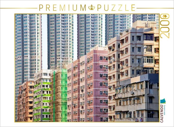 Calvendo Puzzle Tai Kok Tsui, Hong Kong | 2000 Pieces, Finished Size 35.4 × 26.4-image