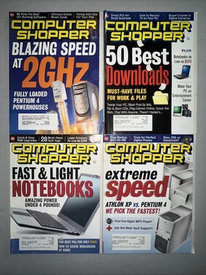 Vintage Computer Shopper Magazine From 2002 Lot Of 4