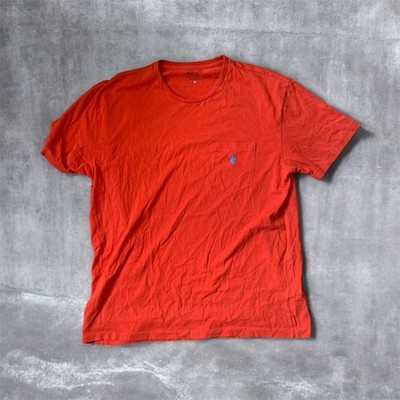 Polo Ralph Lauren Custom Slim Fit Red T-Shirt M Pocket Embroidered
