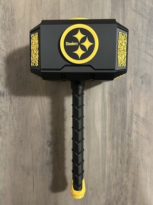 Eclipse Football Steelers Themed Mjolnir Thor's Hammer