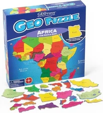 GeoToys — GeoPuzzle Africa and the Middle East — Educational Kid Toys for
