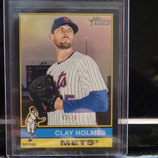 Topps 2025 Heritage High Number #553 Clay Holmes New York Mets Black Border /76