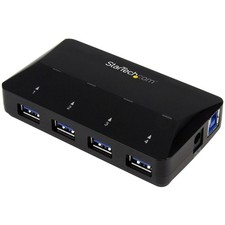 Startech 4-port Usb 3.0 Hub Plus Dedicated Charging Port - 1 X 2.4a Port -