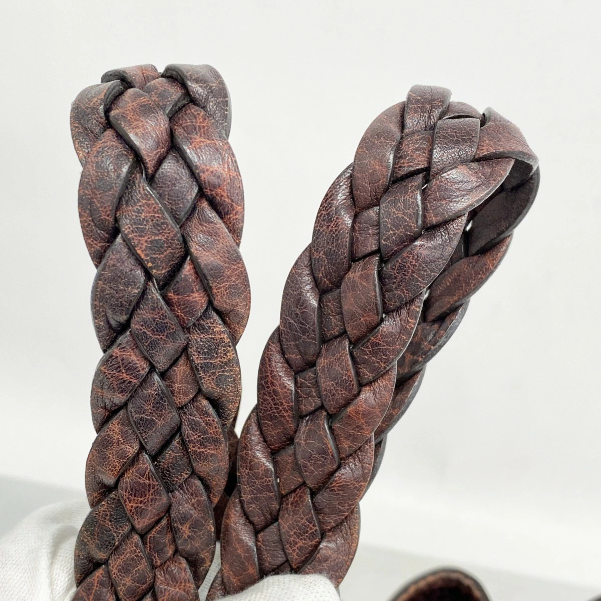 Gucci Guccissima Bamboo Leather Tote Bag Brown Silver thumbnail 11