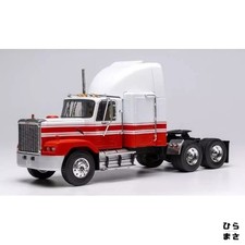 Miniature Car 1/43 GMC General SBFA 1988 Diecast White Red Tractor Truck