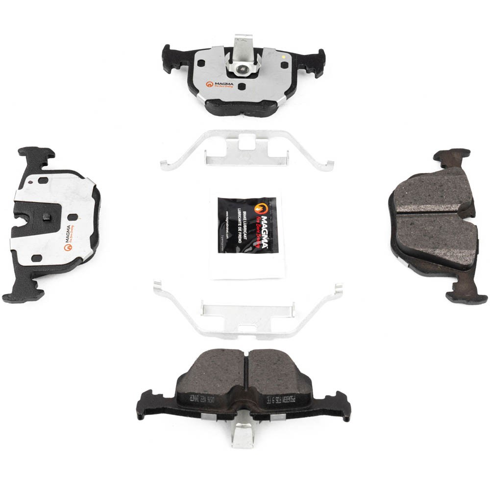 For BMW 850i Z8 Z4 X3 Bentley Arnage 1991-2010 Magma Rear Brake Pad Set TCP