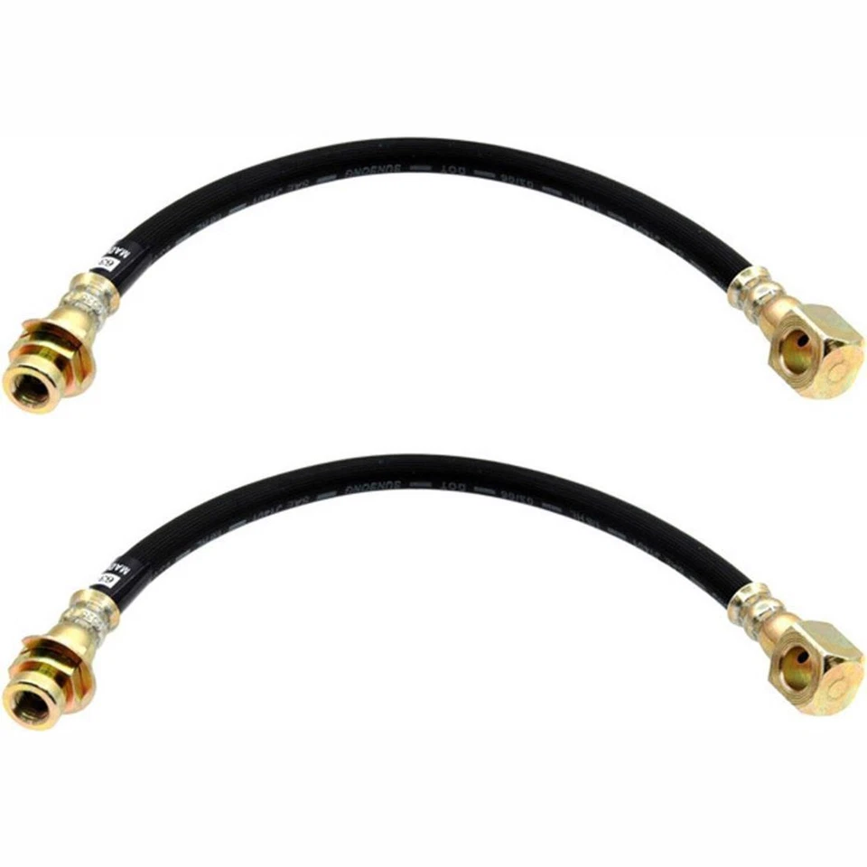 Mangueira hidráulica de freio dianteiro Raybestos 2 peças compatível com Oldsmobile 442 1969 1970 1971 - Imagem 2 de 3