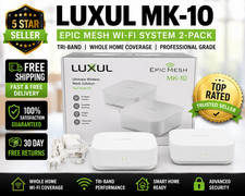 Luxul MK-10 EPIC Mesh WiFi System 2-Pack Tri-Band Whole Home Network