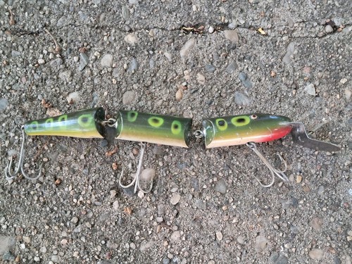 Vintage Creek Chub Triple Jointed Deep Diver Pikie