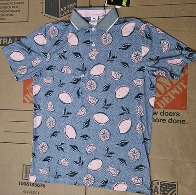 Puma Arnold Palmer Lemonade Golf Polo Size M