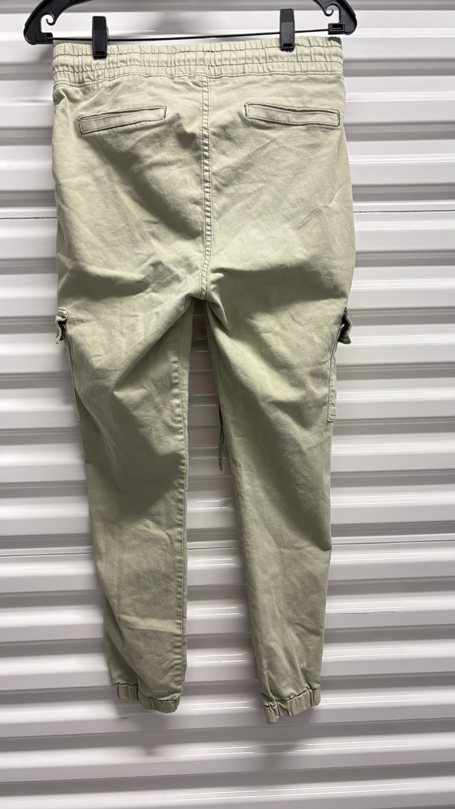V.I.P. Beige Cargo Pants Drawstring Waist Regular Fit Pockets Men Size 13/31 image 4