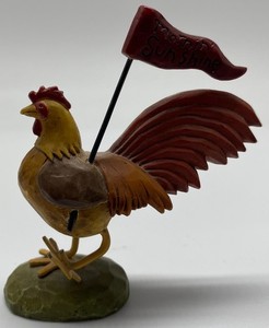 Teresa Kogut Rooster Figurine Morning Sunshine Folk Art Miniature