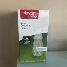 Playtex Drop-Ins Baby Bottle Disposable Liners 8-10 oz 237-296ml  100 Count