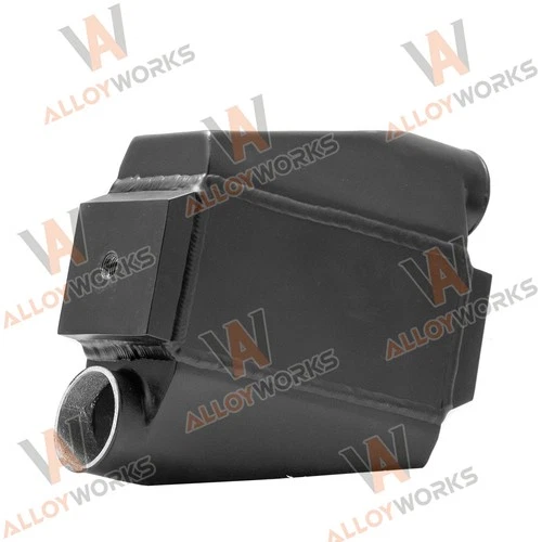 Universal 10"x 11" Aluminum Liquid Water to Air Intercooler 3" Inlet/Outlet US - Foto 3 di 9