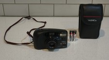 Yashica EZS ZOOM 70 Point Shoot 35mm Film Flash TESTED Camera w/ Batteries