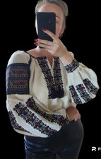 Woman Vyshyvanka Ukrainian embroidered blouse Embroidery clothers XS-XXXXXL