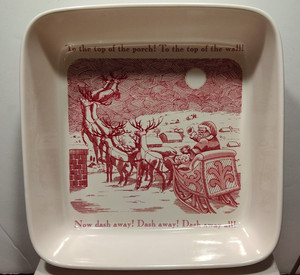 Twas the Night Before Christmas - 10" Square Baker