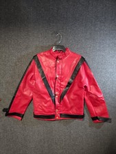 Michael Jackson ThrIller Jerry Beck Jacket S Rubie’s Halloween Costume PVC Red