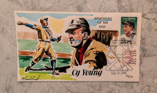 Artist Signed 7-21-91  #46/75 Wild Horse Cachet Cy Young Reflections Past