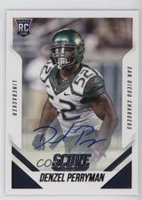 2015 Score Rookie Signatures Denzel Perryman #355 Auto hb8