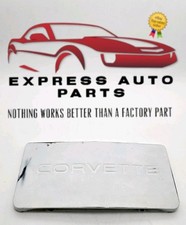 1984-1990 Chevrolet Corvette C4 Front Bumper License Plate Cover Trim Oem