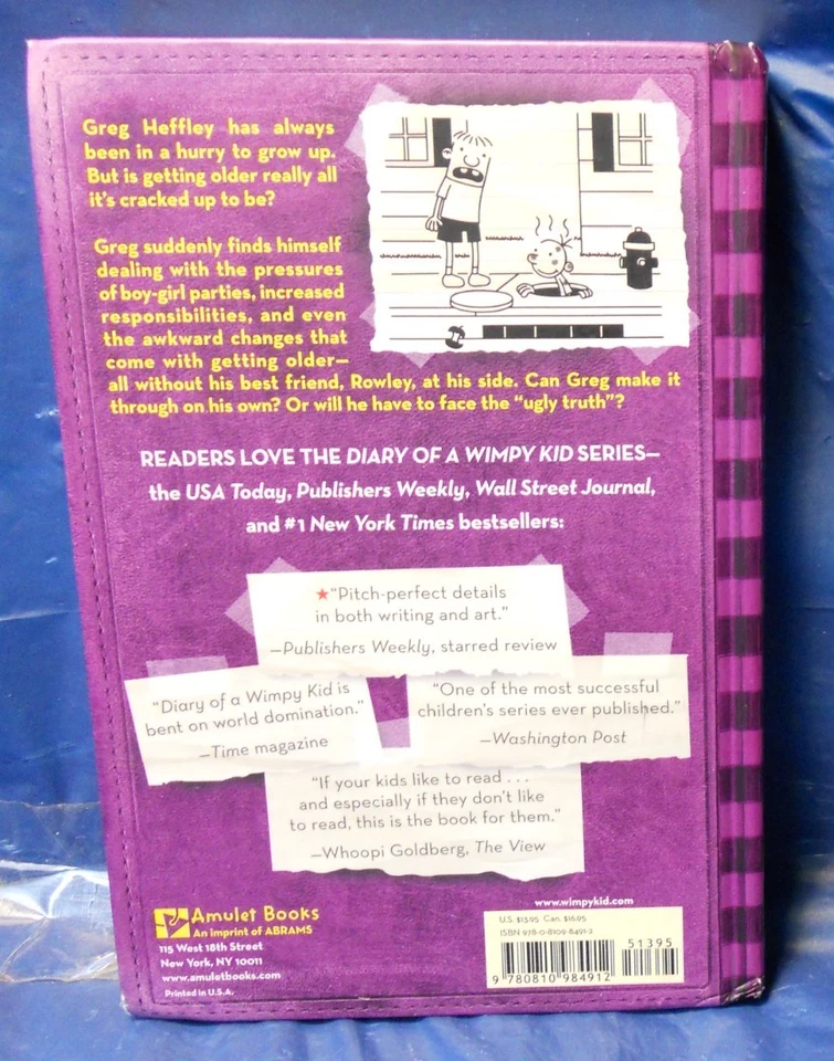 SIGNED FIRST EDITION, HARDCOVER, DIARY OF A WIMPY KID #5, by JEFF KINNEY 2007 - Image 3 of 4