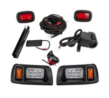 Golf Cart Club Car DS Deluxe Light Kit with Upgrade LED Headlight, Taillight ...