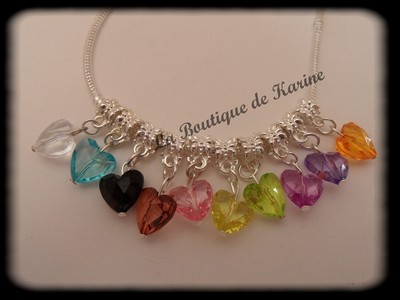 Breloque Cœur, Charm, Rondelle, Donuts Pour Bracelet - Lot De Perles Fantaisie, 10 Couleurs