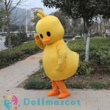 Adult Duck Mascot Costume Dress Halloween Party Street Marketing Influencer Tool