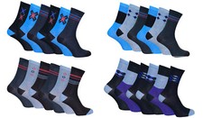 6 Pairs Mens Fashion Patterned Socks in a Gift Box 6-11 uk, 39-46 eu,7-12 us