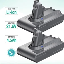 21.6V 4.5Ah Battery For Dyson V6 SV03 SV04 SV06 DC58 DC59 DC61 Animal + filters