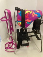 MINIATURE HORSE / SM PONY CHILDRENS BAREBACK SADDLE PAD - RASPBERRY PINK