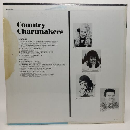 Country Chartmakers Vinyl LP 1977 Various Artists 4S-SP-124 VERY GOOD PLUS - Picture 2 of 2