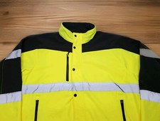 Portwest Two Tone HiVis US429 Yellow Reflective Softshell Safety Jacket XL ANSI