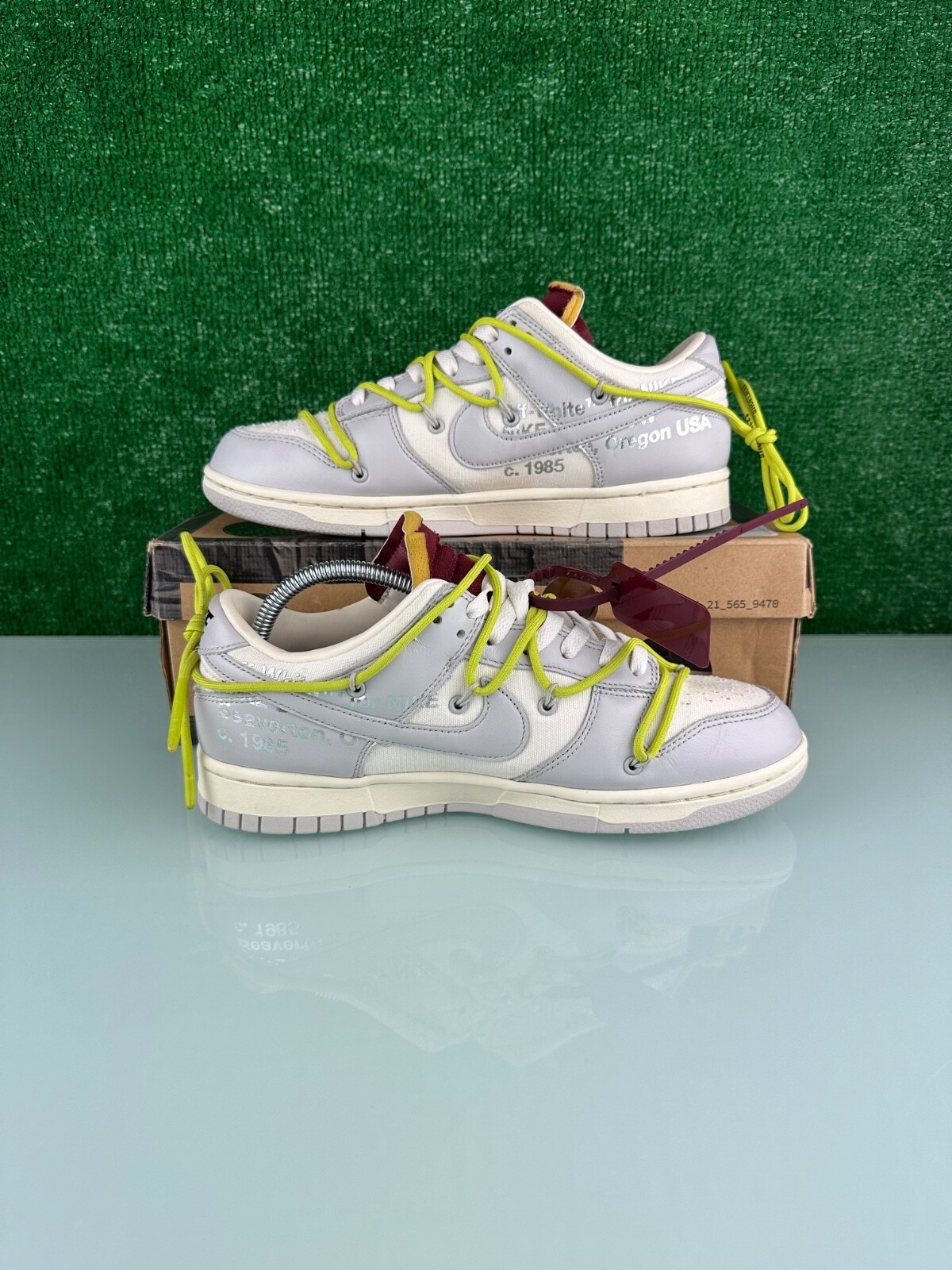 OFF WHITE X NIKE Taglia 8 5 Nike Off White x Dunk Low 08 di 50