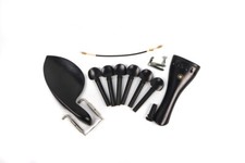 1Set 6String 4/4 Violin part Suite Tailpiece pegs Chin Rest Ebony wood Endpin